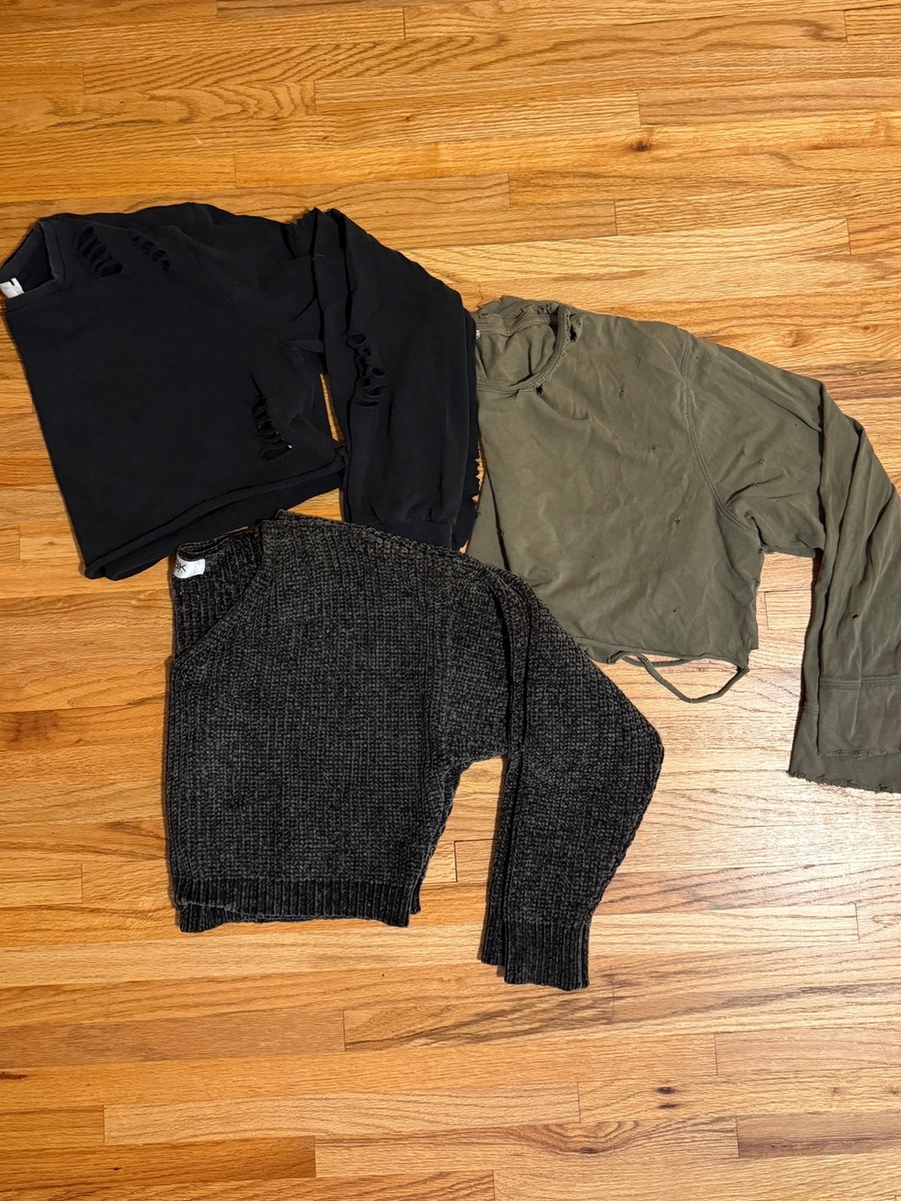 LF cropped long sleeve bundle